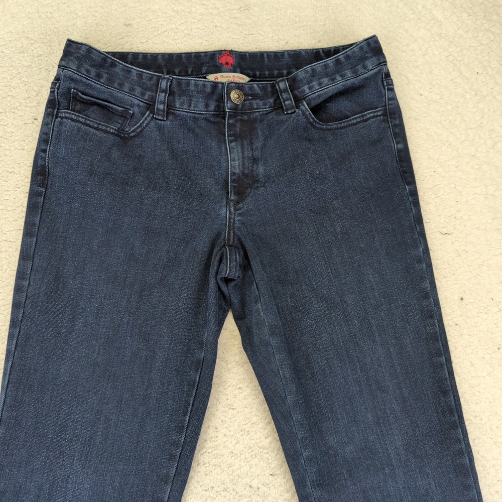 Brooks Brothers Dark Blue Straight Leg Jeans View 3